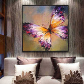 Paint by Numbers Butterfly Pink
